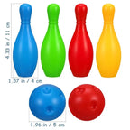 Bowling Game 10 Pin 2 Balls Bowling Set