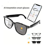 AI Interpretation Smart Glasses   Language Translation, Photochromic Lenses, AI Chat & Hands-Free Audio